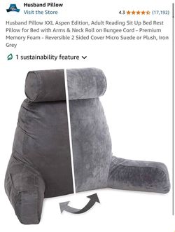 Reading Sit Up Bed - XXL Pillow