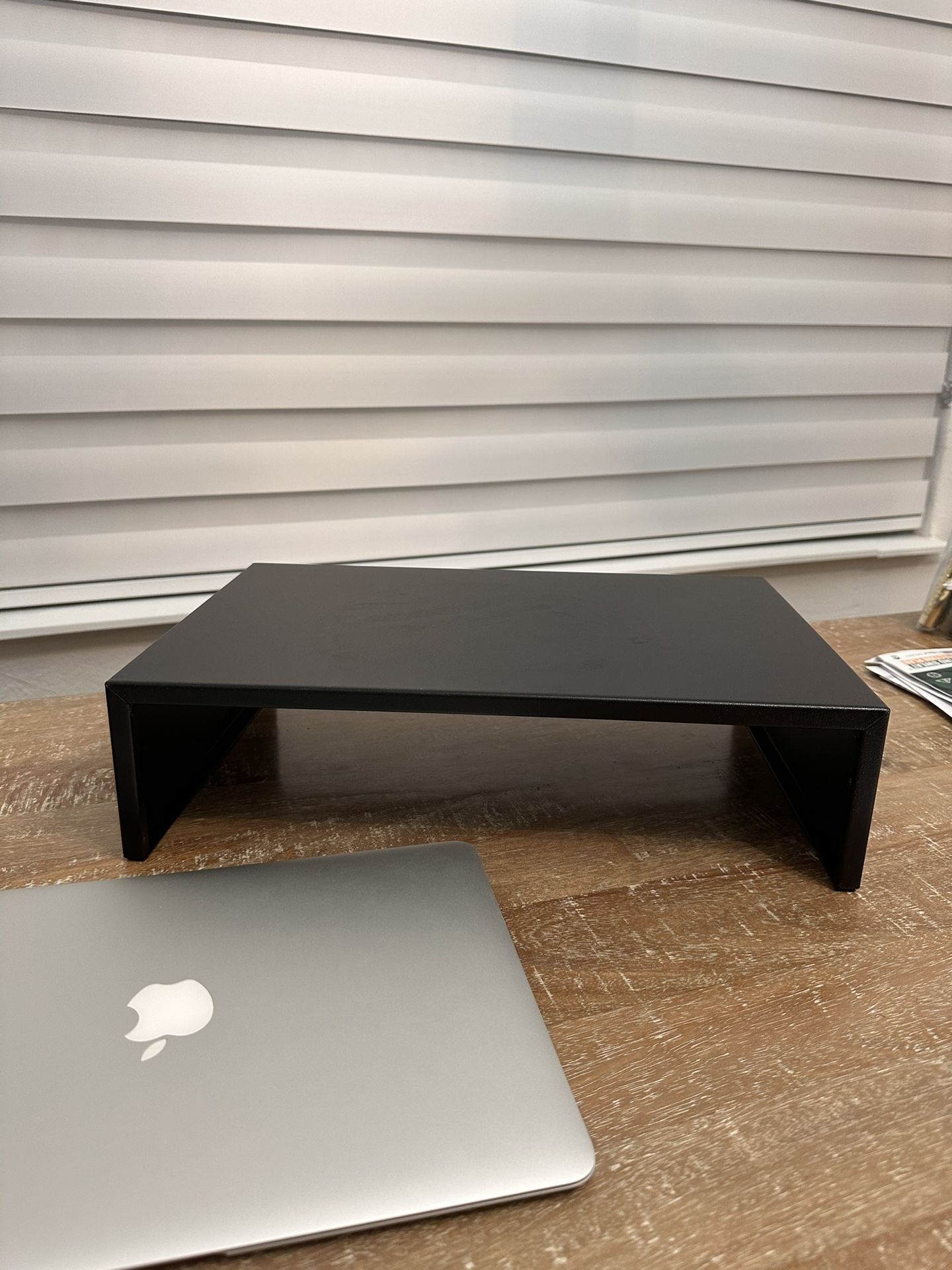 Black Aluminum Monitor Stand
