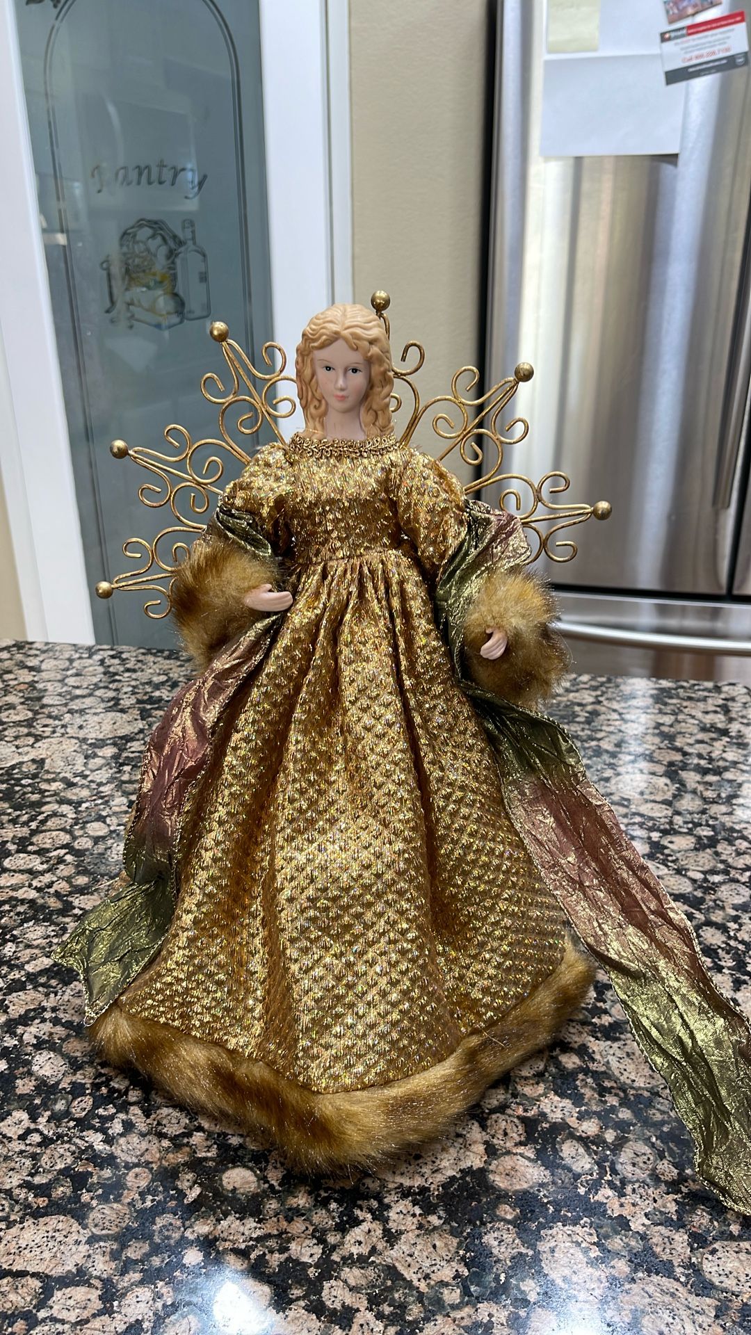 Gold Angel Tree Topper