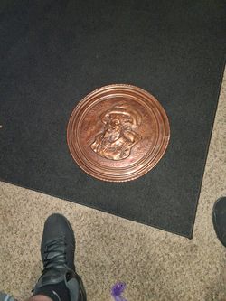 Copper Rondel Plaque of Peter Paul Rubens