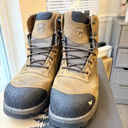 Irish Setter Kasota 6” Waterproof Work Boots — Size 10.5 EE (Wide)