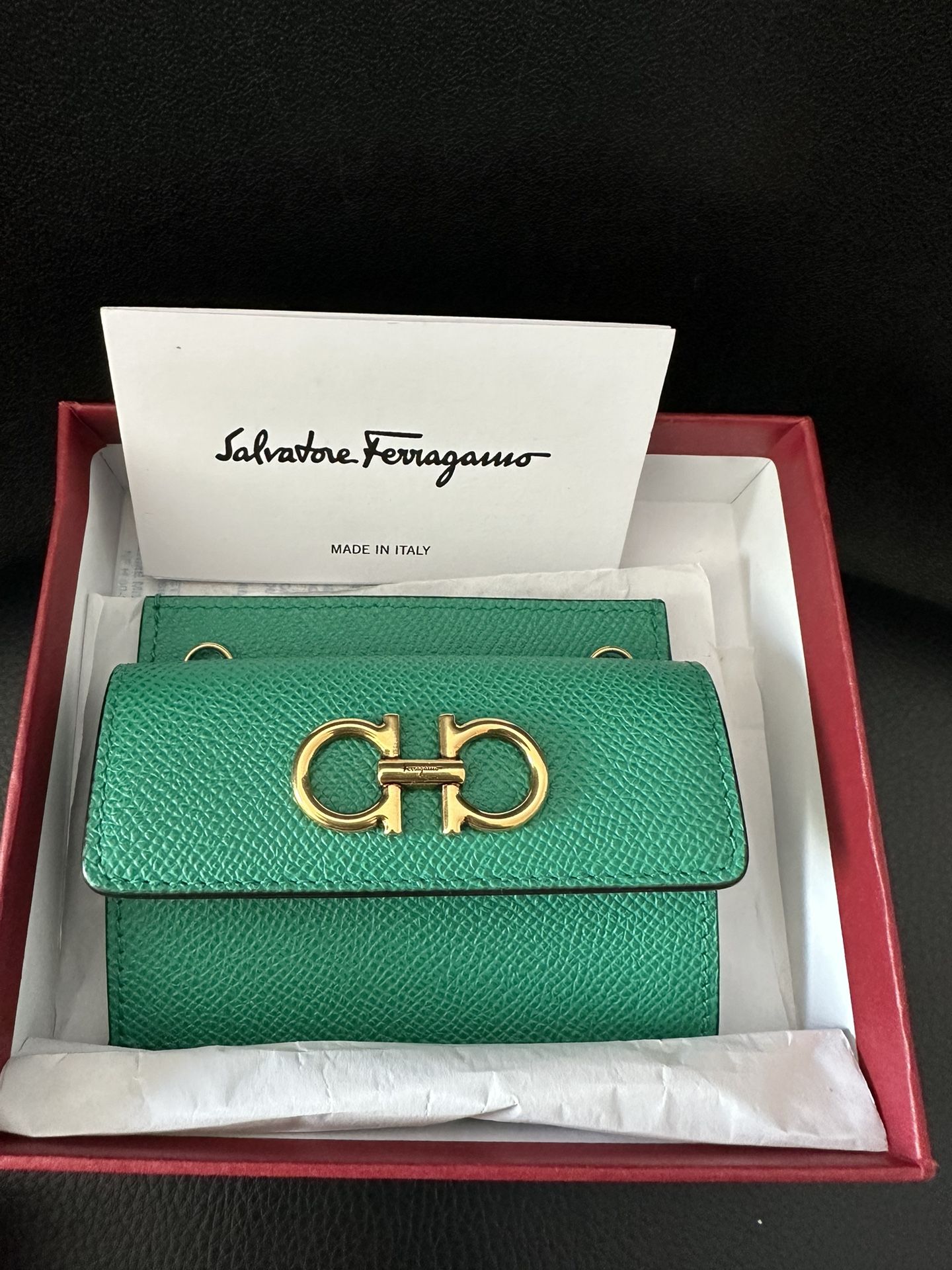 $595 New Salvatore Ferragamo Women Wallet