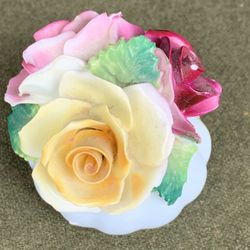 English Bone China Vase, Strafdordshire, England