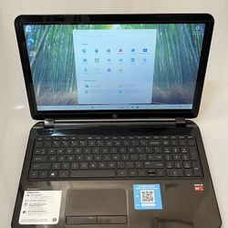 Touchscreen HP Pavilion Touchsmart M6 15.6” AMD A8 128GB SSD 4GB RAM Windows 11 w/ Charger - $89