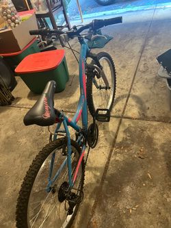 Mongoose Mountain Bike Blue and Pink