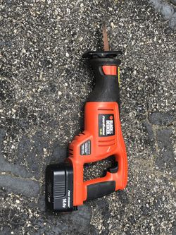 Reciprocating saw black and decker