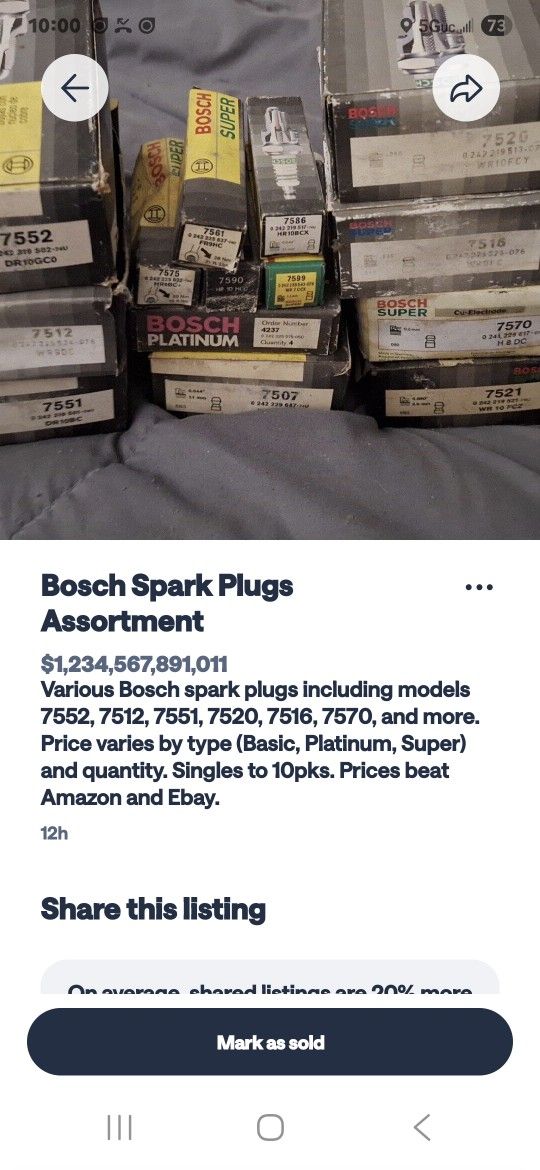 Bosch Spark Plugs 