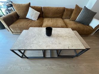 Stone Joss & Main Kressley Coffee Table Set