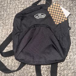 Vans Off The Wall Got This Women's Mini Backpack Black Purse Small