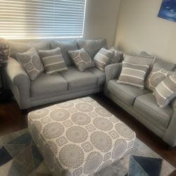 Couch Sets With ottoman , Pillows 