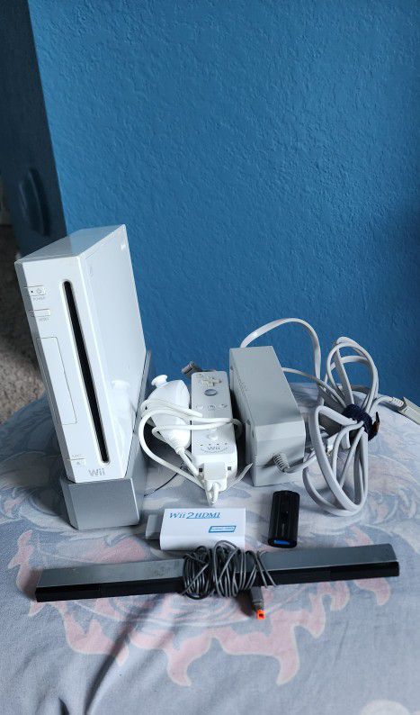 Nintendo Wii Modded With Games