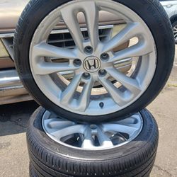 Juego De Rrines Para Carros Hondas ACORP Civic CRV YANTAS Seminuevas Medida 17