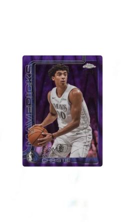 2025 Topps Chrome Max Christie #33 Purple /75