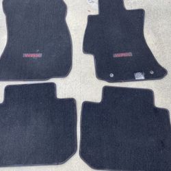 Subaru Carpet Mats W/ WRX Logo