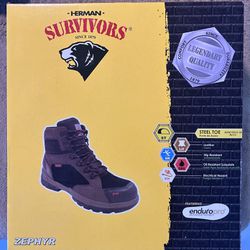 Herman Survivors Men`s S/t Leather Work Boot Tracer