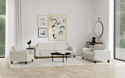 💥NEW 3pc Soft Upholstered Track Living Room Set Sofa Loveseat Chair💥NO CREDIT NEEDED $10 Down