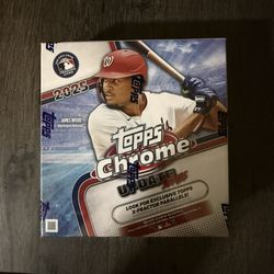 2025 MLB Topps Chrome Update Series Retail Mega Box