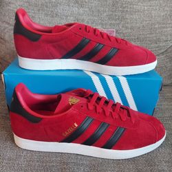 Size 11 Men's - Brand New Adidas Gazelle Manchester United Shoes 