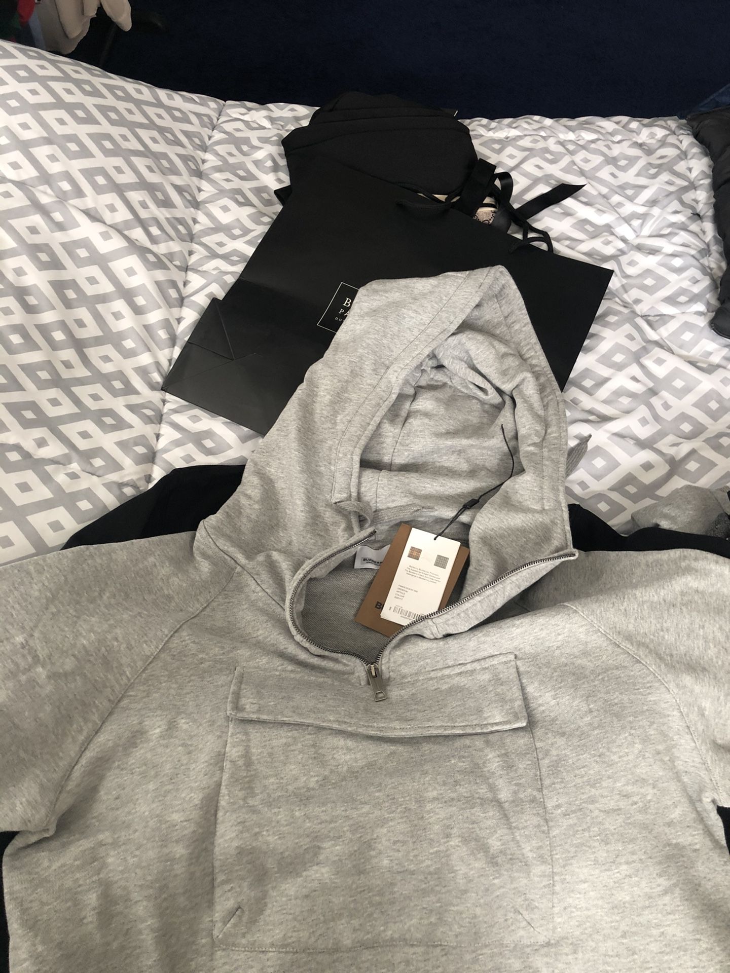 Burberry Horseferry Print Cotton Hoodie