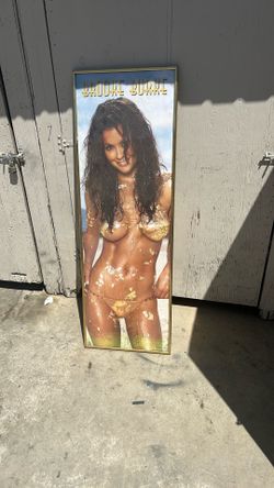 Classic 90s Brooke Burke Poster w/frame