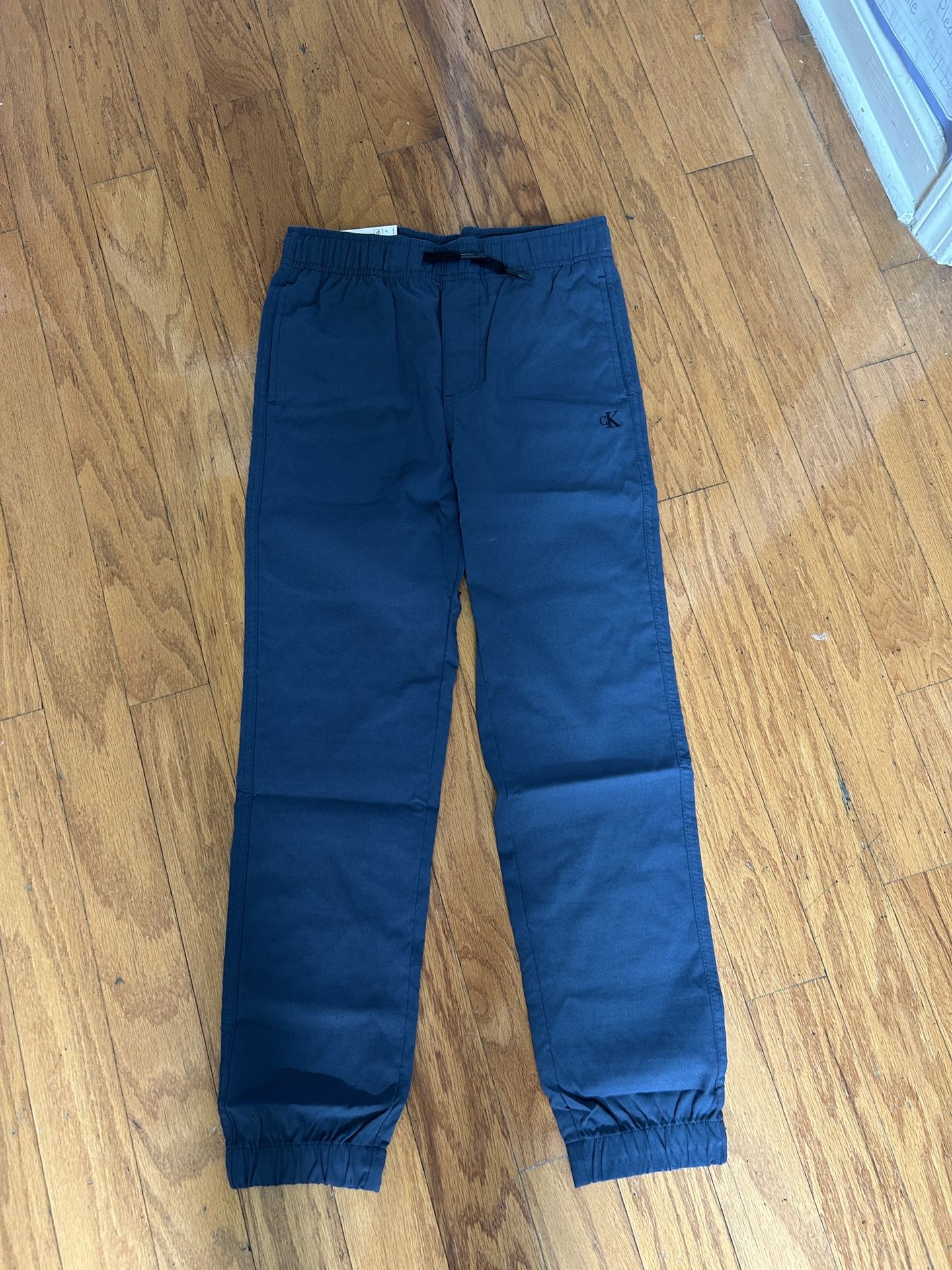 NWT Calvin Klein Jeans youth tech joggers blue Size M 10/12