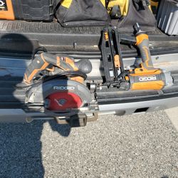 Ridgid Nail Gun/skil Saw