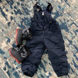 4t Snow Gear Snowsuit & Boots