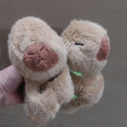 2 Small Capybaras Plushies