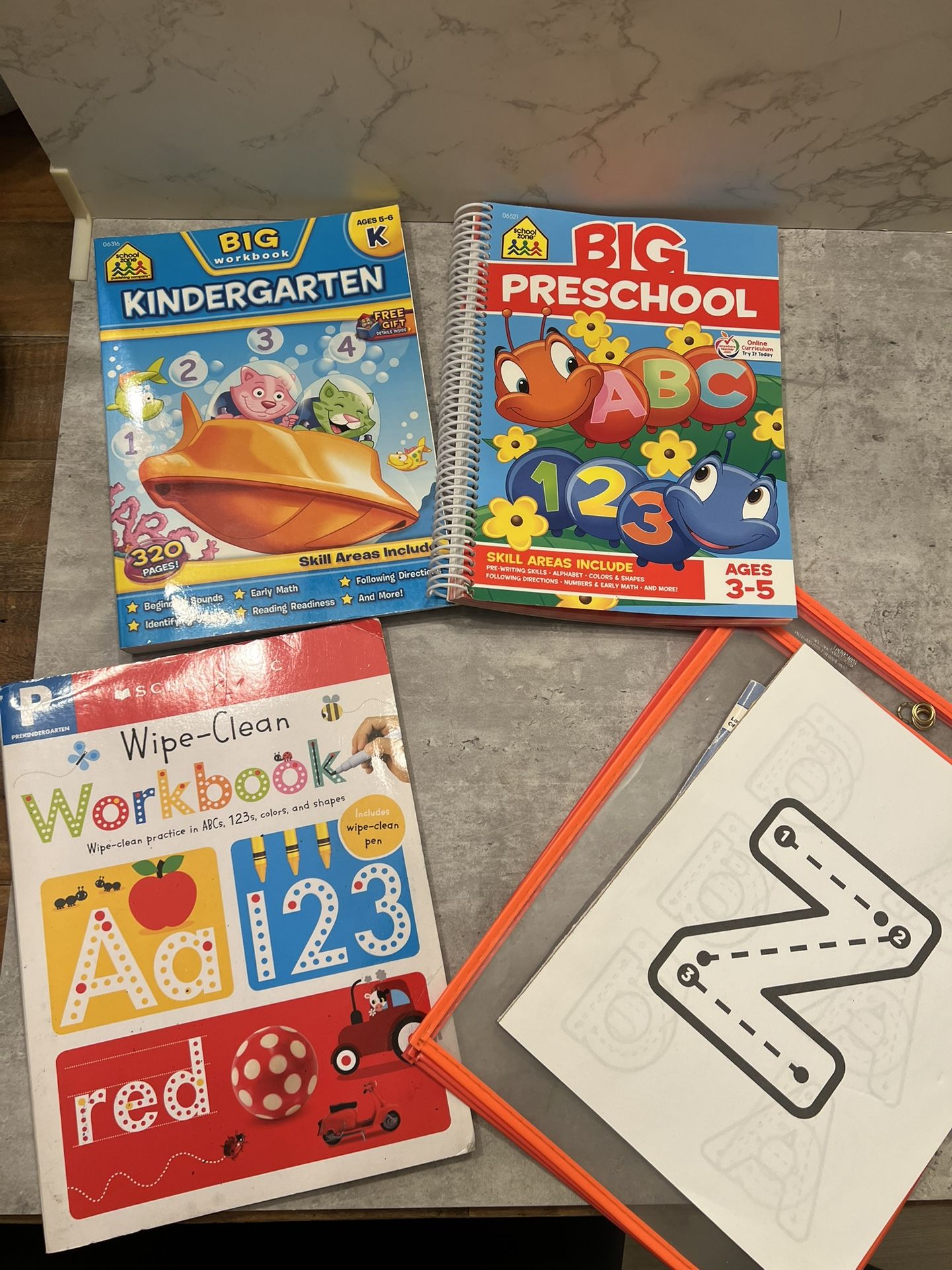 Preschool/Kindergarten Workbooks