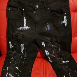 2 Pair Of Amiri Jeans 