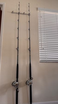 Pair of Fin-Nor marquesa 30 On Sailfish Rods