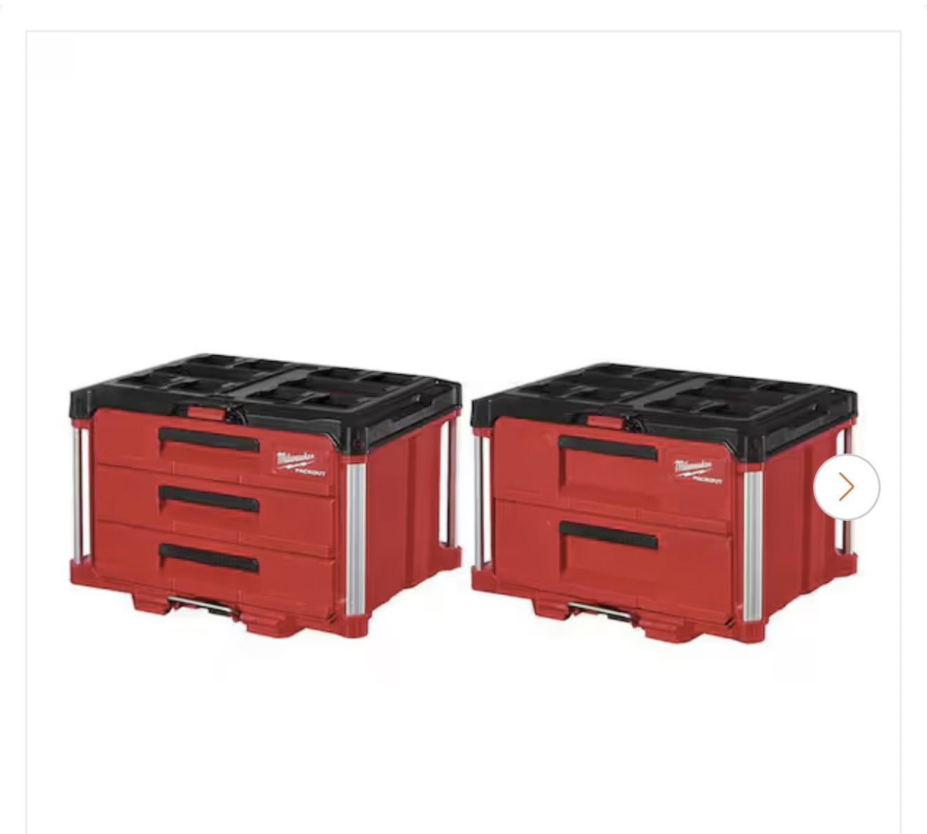 Brand New Milwaukee Packout Drawers