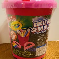 Crayola Washable Sidewalk Chalk Bucket