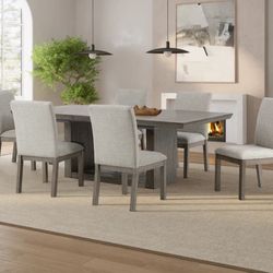 Goodwin Dining Table & 6 Chairs – Brand New in Box