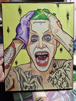 Joker Oil Painting 