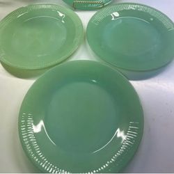 9" Vintage Fire King 9" Dinner Plates 