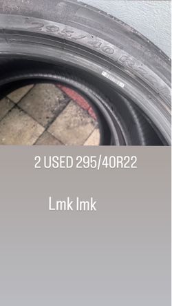 Used like new tires