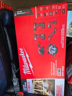 NUEVO MILWAUKEE M18 6 PIEZAS COMBO KIT