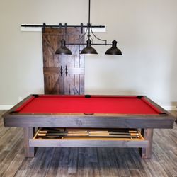 American Made Rustic Pool Table 