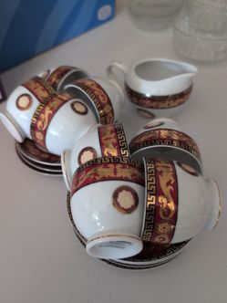 Coffee set 8 cups with 8 saucers