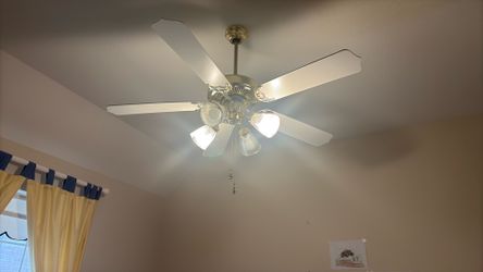 Original brass fan