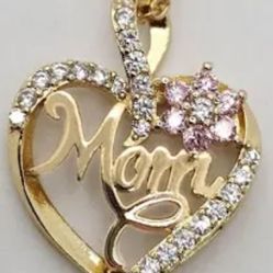 “Mom”, Rhinestone Necklace.  New!! Firm Price!!