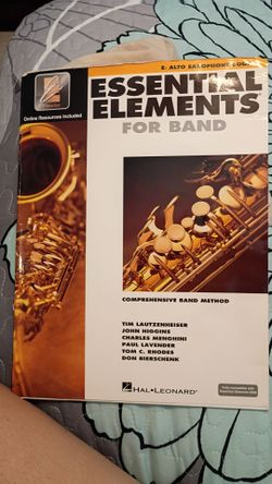 Essential Elements for Band Alto Saxophone Book