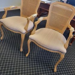 (2) Wicker Chairs 