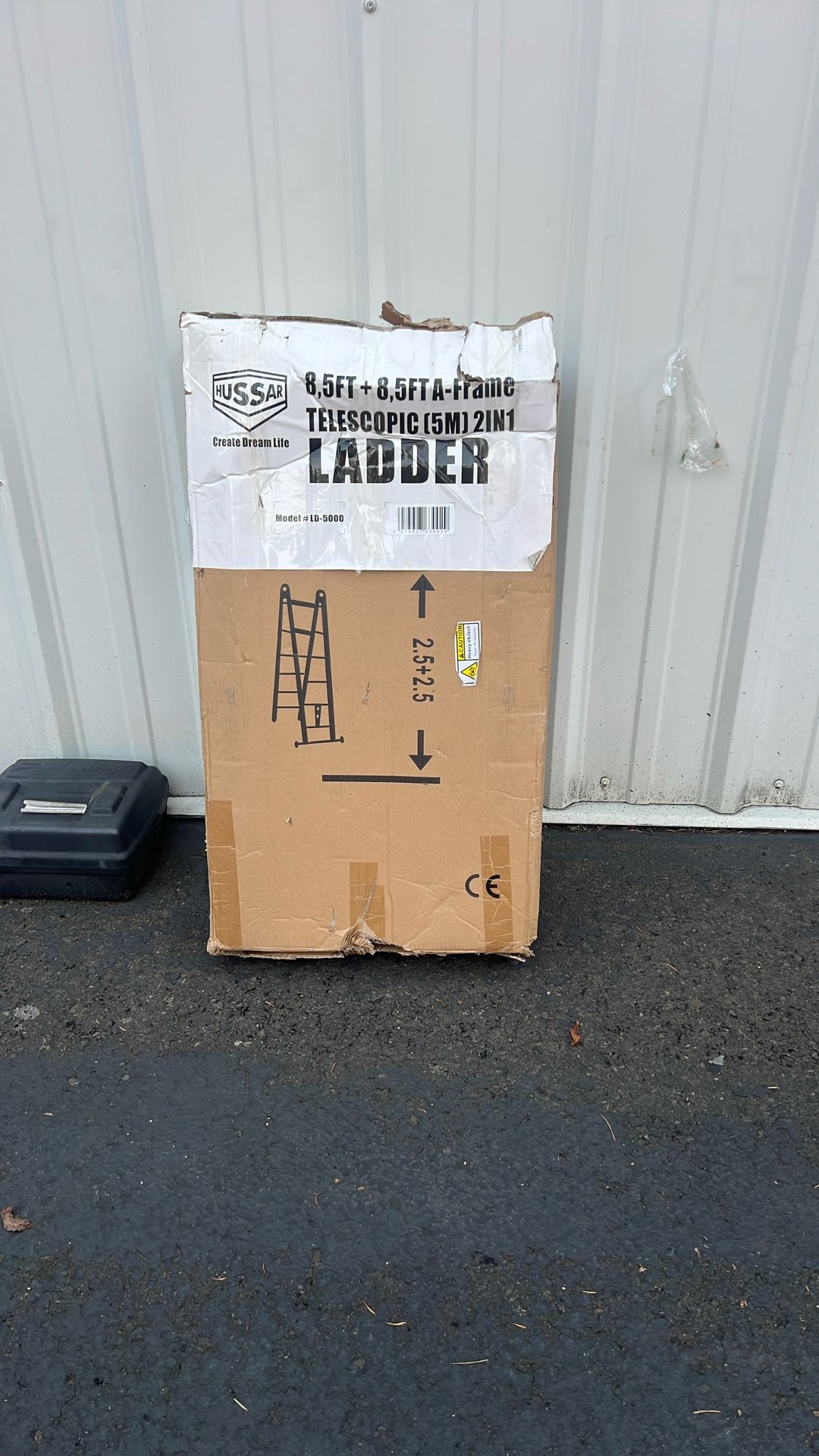 Telescoping Ladder 8.5FT Aluminum Alloy Folding Portable Heavy Duty