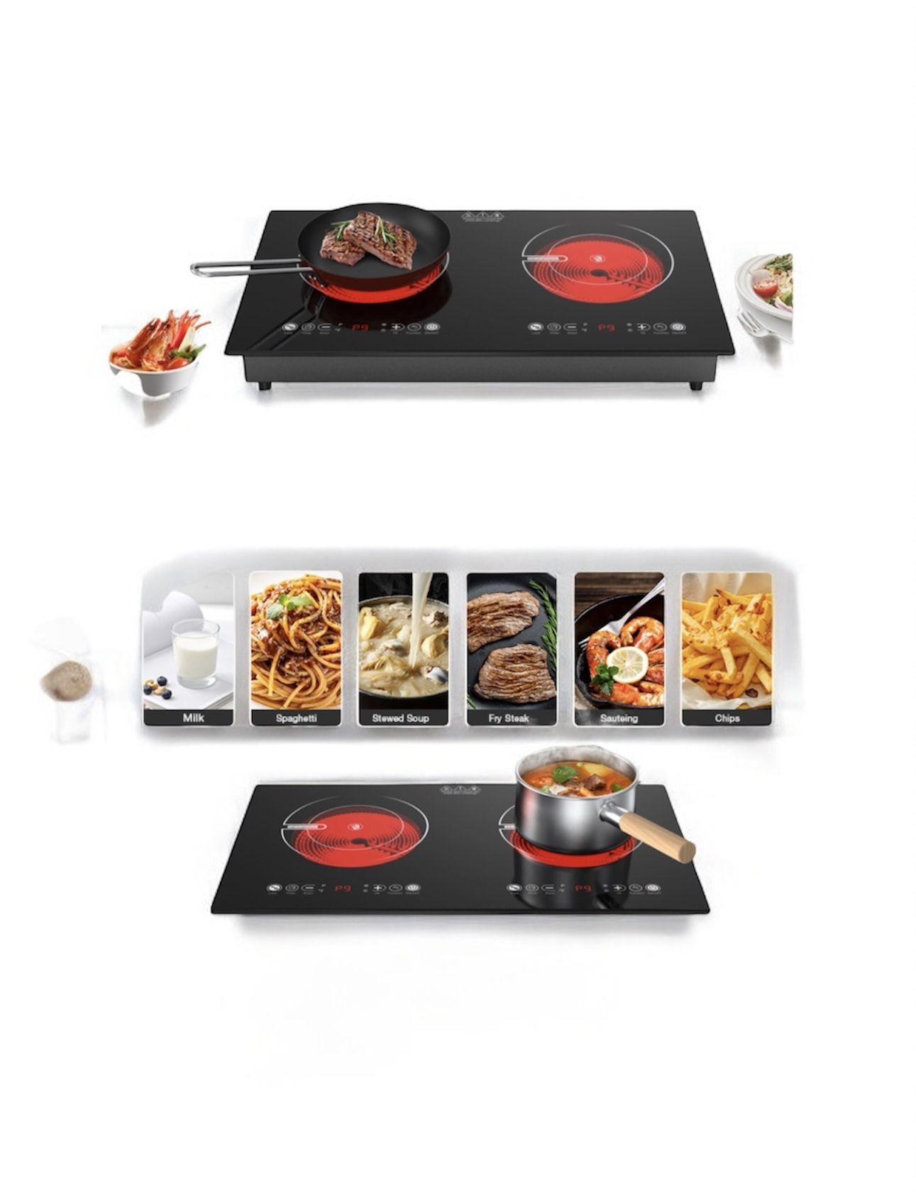 Smart 2 Burner Electric Cooktop