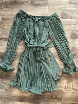 Olive Green Dress