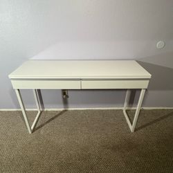 IKEA Desk Besta Burs White Glossy Desk
