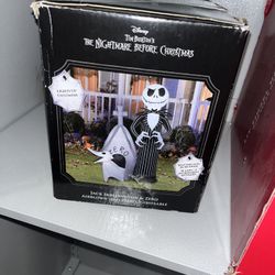 nightmare before christmas light up inflatable 