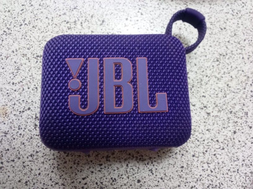 Purple JBL Go 4 Portable Speaker